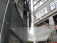 雨蓬駁接爪工程案例效果圖 雨蓬駁接爪工程案例效果圖