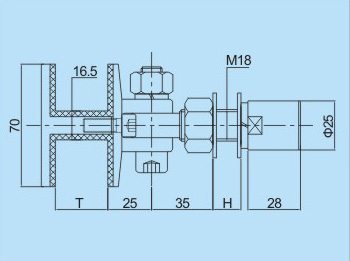 浮頭式駁接頭FT19尺寸圖 浮頭式駁接頭FT19尺寸圖