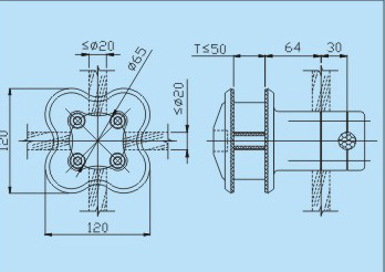 免開孔駁接件JJ-105CAD圖 免開孔駁接件JJ-105CAD圖
