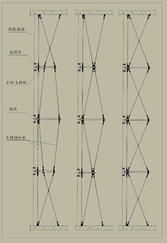 拉桿式結(jié)構(gòu)形式圖 拉桿式結(jié)構(gòu)形式圖