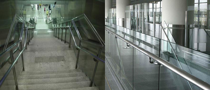 不銹鋼欄桿立柱在深圳地鐵的工程案例 不銹鋼欄桿立柱在深圳地鐵的工程案例