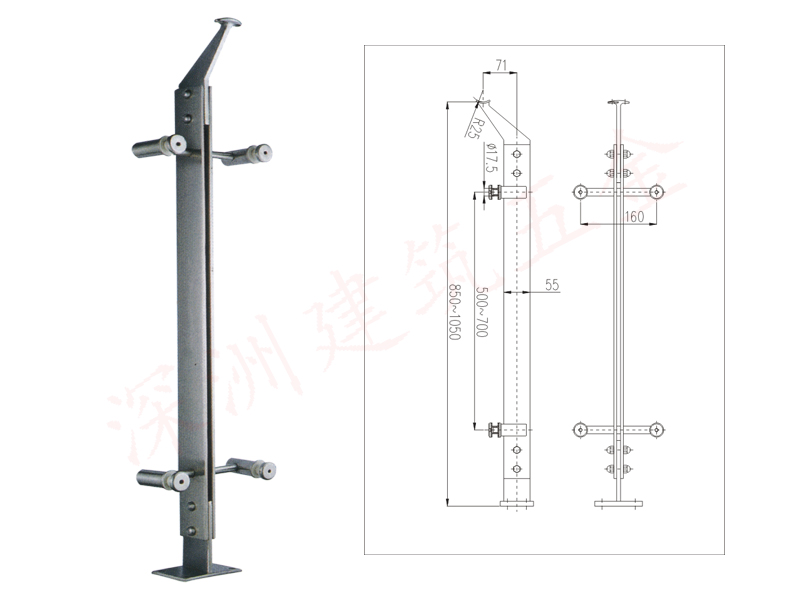 商場中庭不銹鋼欄桿立柱規(guī)格參數(shù) 商場中庭不銹鋼欄桿立柱規(guī)格參數(shù)