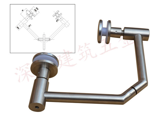 相似款式的90度角護欄扶手立柱玻璃掛件 相似款式的90度角護欄扶手立柱玻璃掛件