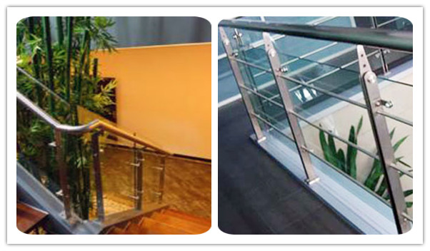 深圳百合酒店不銹鋼玻璃欄桿立柱實例 深圳百合酒店不銹鋼玻璃欄桿立柱實例