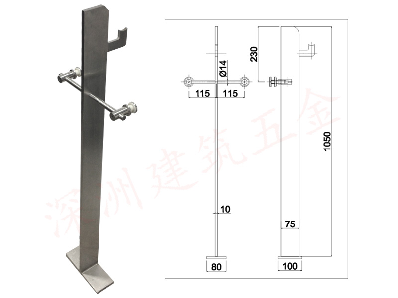 室內不銹鋼欄桿立柱